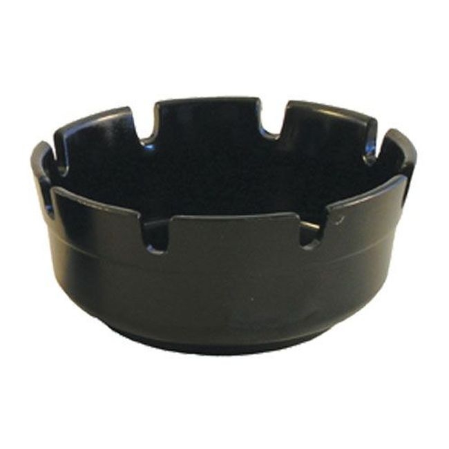 MAS-4K Plastic Black Stackable Ashtray