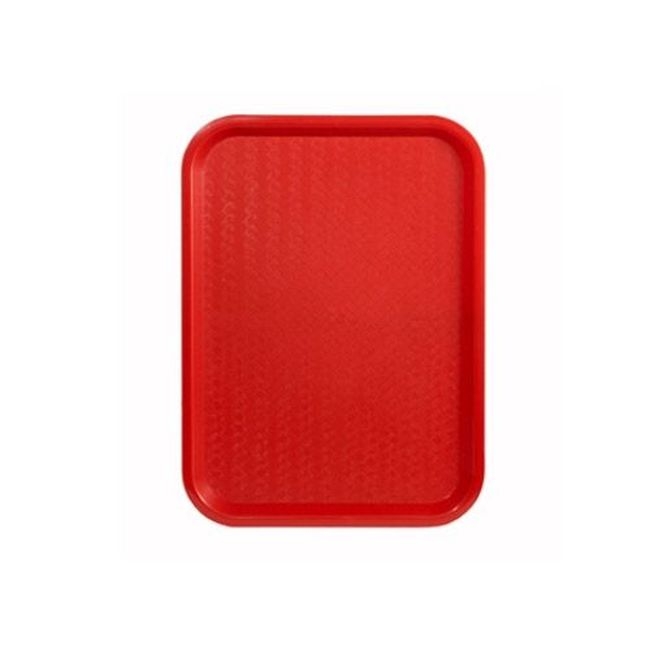 FFT-1216R Red Plastic Fast Food Tray