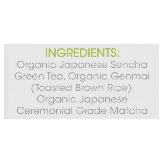 Organic Matcha Infused Genmaicha Tea