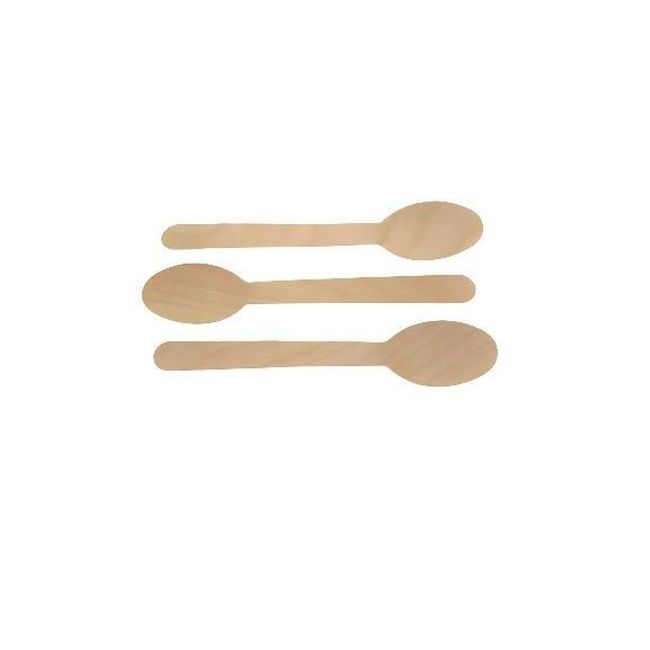 Natural Birchwood Standard Size Unwrapped Spoon