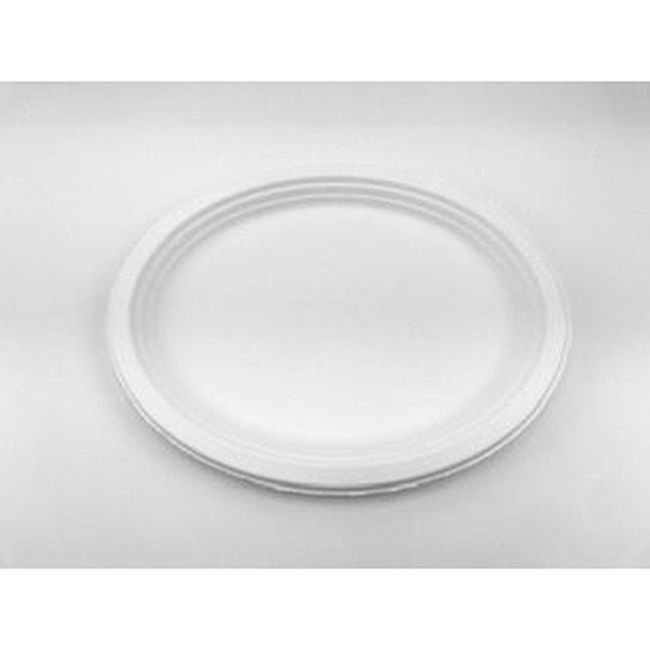 Oval Bagasse Plate