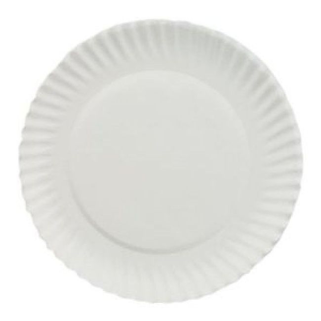 Economy Uncoated Paper Plate