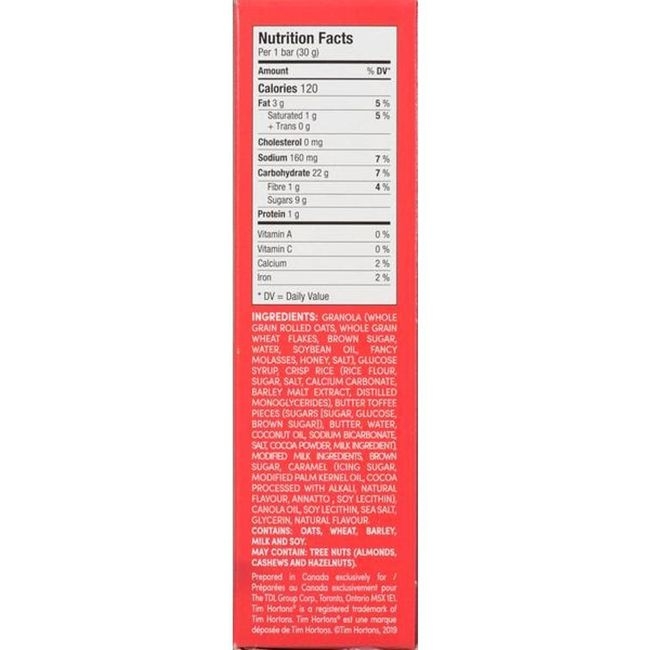 Salted Caramel Granola Bar