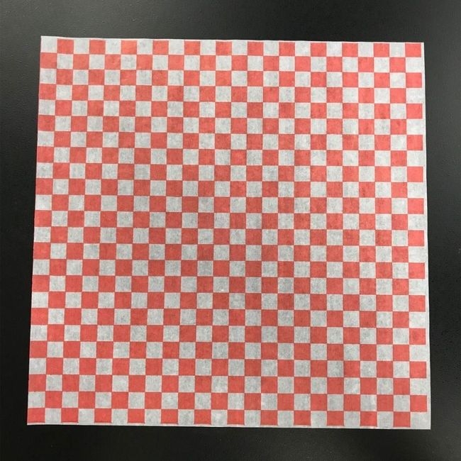 Red Graph Wax Paper