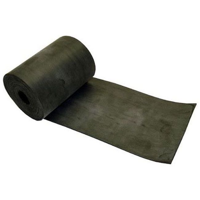 ALL321443 1/16 in Thick Black Neoprene Strip, 4 in Wide x 8 ft Long