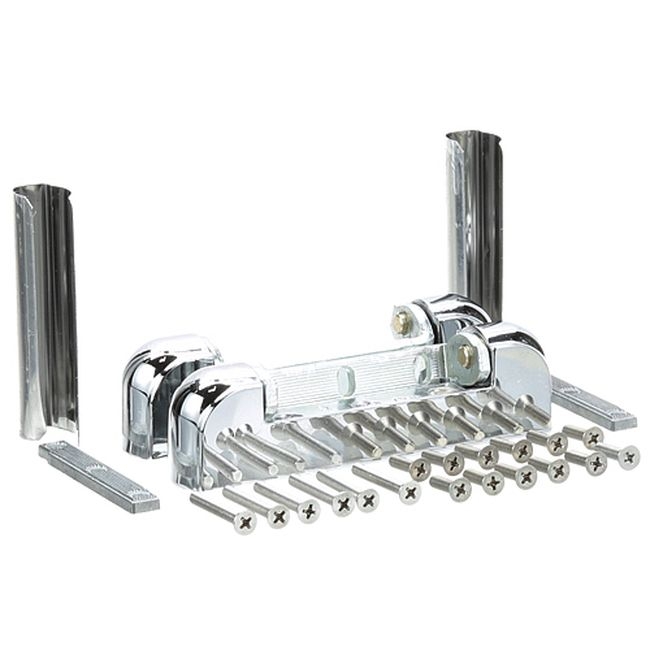 ALTHG-22338 1-3/8 in Offset Chrome Door Hinge Kit