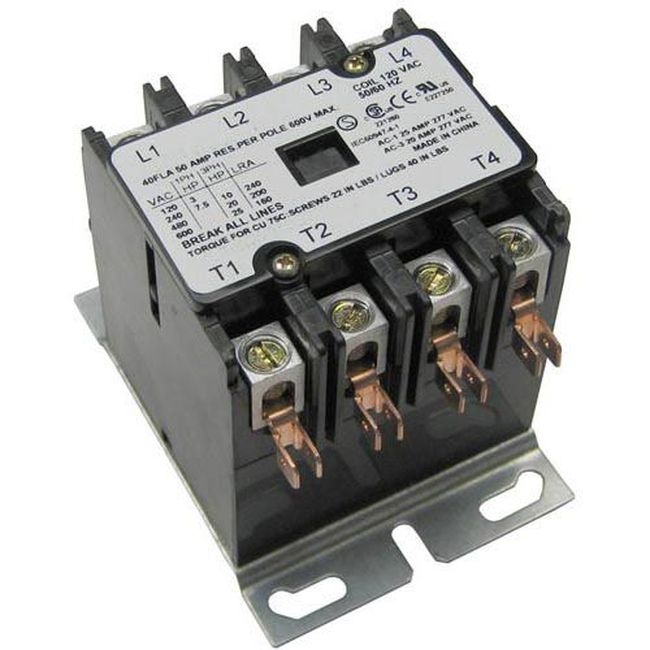 CLE101899 40/50 Amps 120 Volts 4 Pole Contactor
