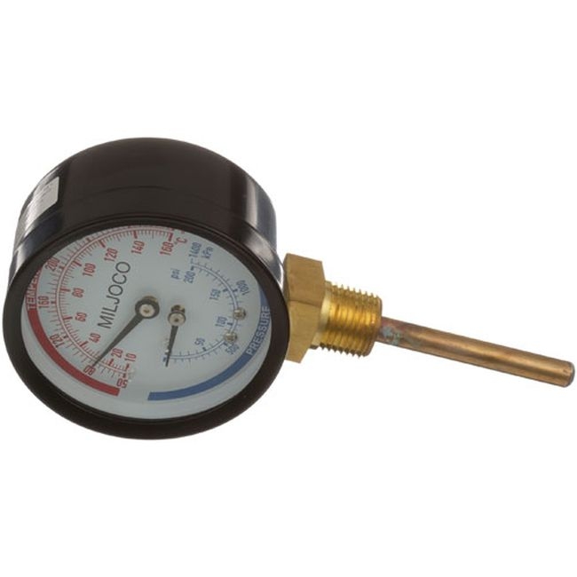 HAT03.01.003.00 0 - 200 PSI Pressure/Temperature Gauge