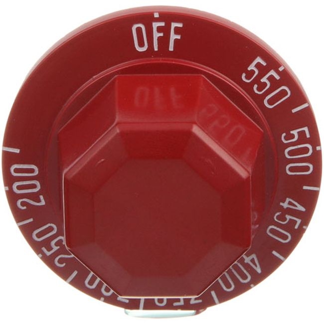 HOB00-498086-00007 Red 200-550F Dial Thermostat