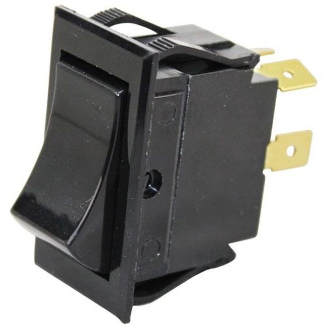 JAC5930-011-49-55 Dpst Terminal Rocker Switch fits 7/8 x 1-1/2 in Hole