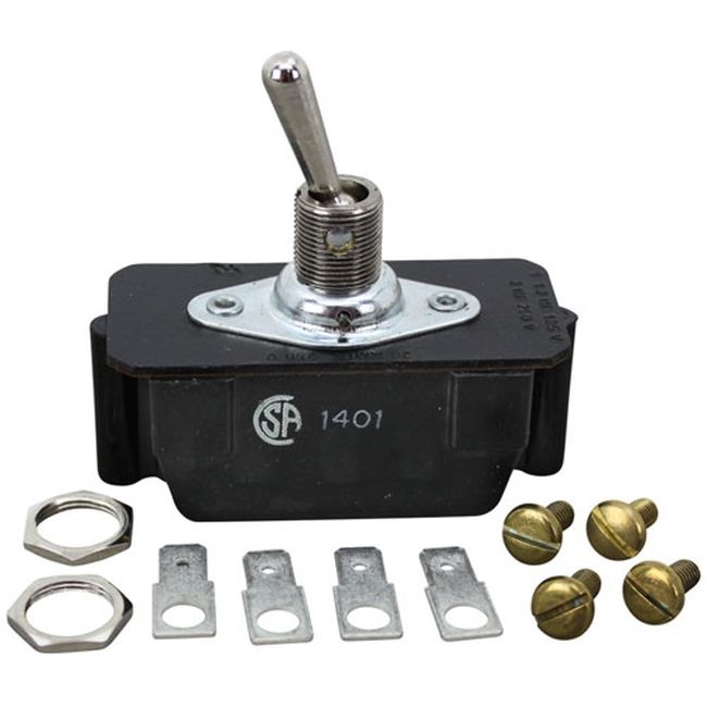 NIE4099 - DPST On/Off 250 Volts 4 Tab Toggle Switch