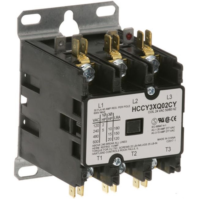 STG295109 Hartland 24 Volts 3 Pole Contactor