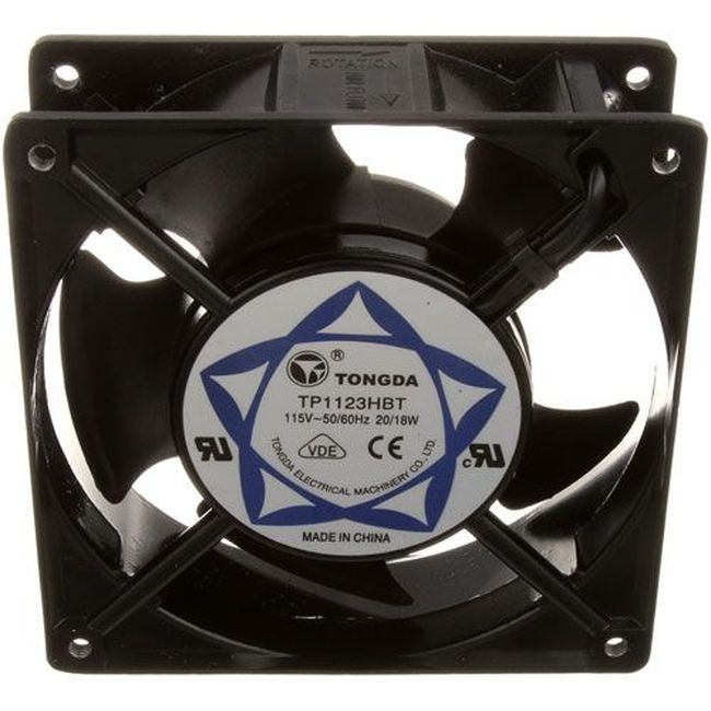 VIC50870101 115 Volts Axial Cooling Fan, 4-11/16 x 4-11/16 x 1-1/2 in
