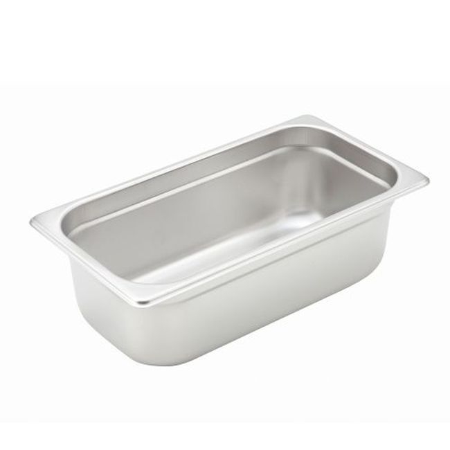 SPJH-304 22 Gauge Stainless Steel Third Size Anti-Jam Steam Pan