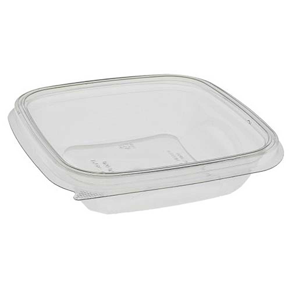 5 in Clear RPET Square Bowl