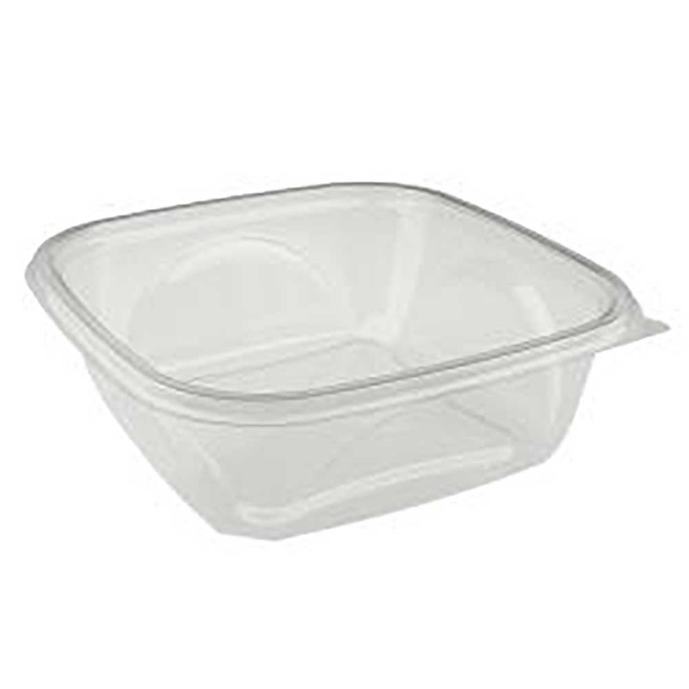 Earthchoice 9 x 9 in RPET Clear Square Bowl Base