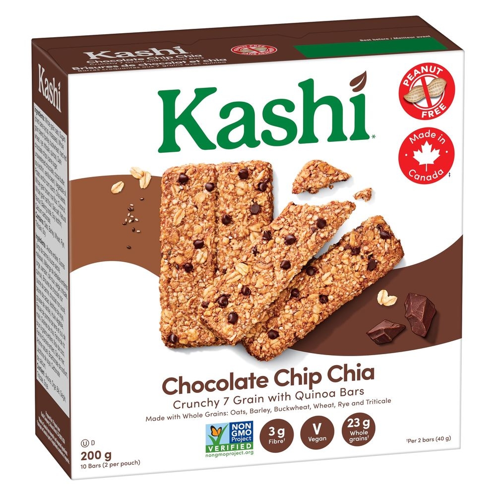 Chocolate Chip Chia Crunchy 7 Grain with Quinoa Bar