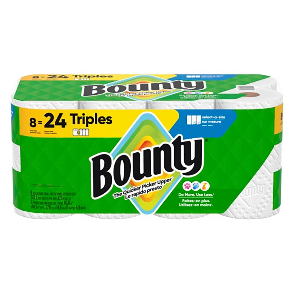 Select-A-Size 2 Ply White Paper Towel Triple Rolls