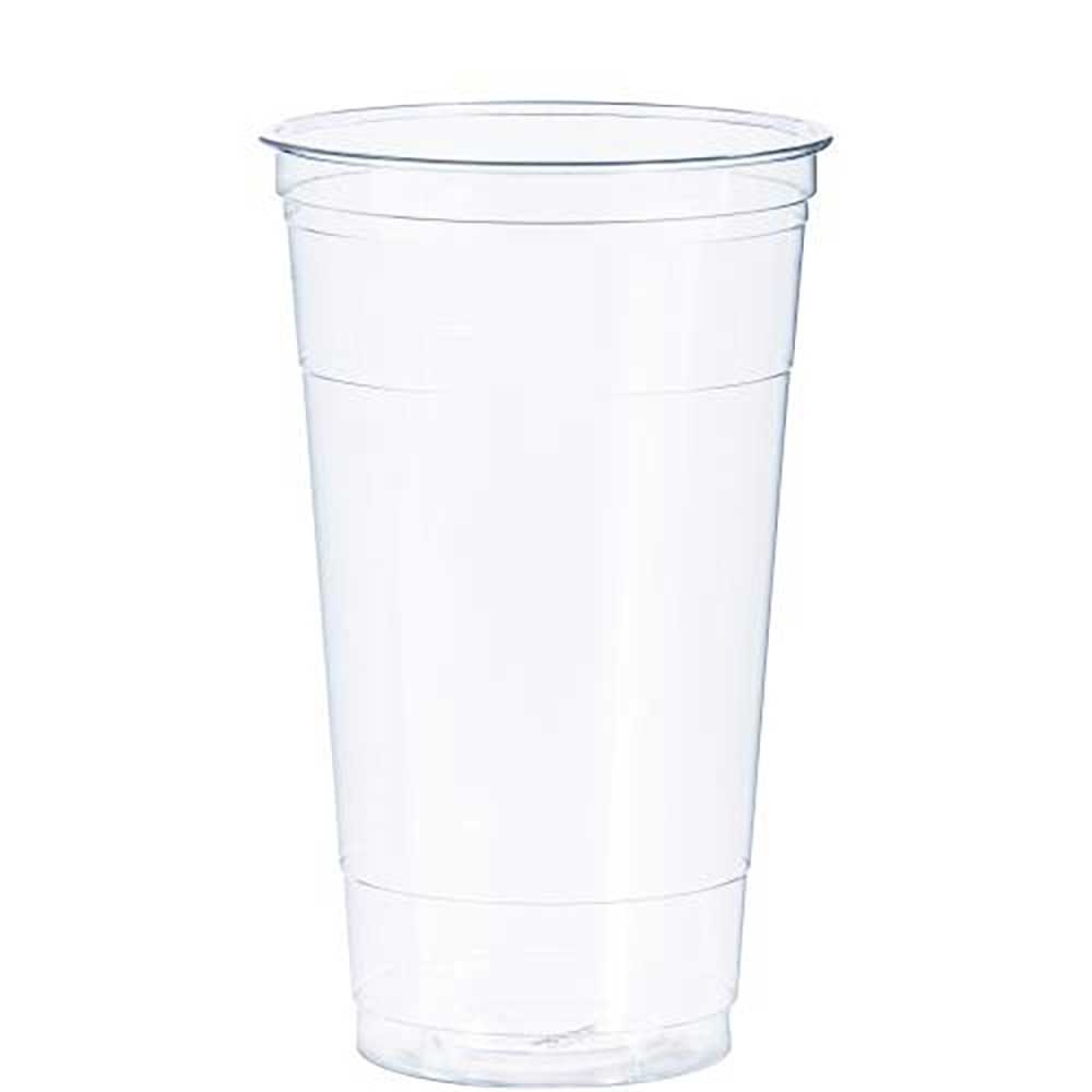 Clear Straight Wall PET Plastic Cup