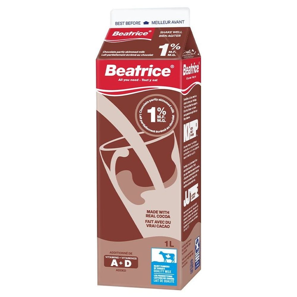 1 Percent Milk Fat Chocolate Milk