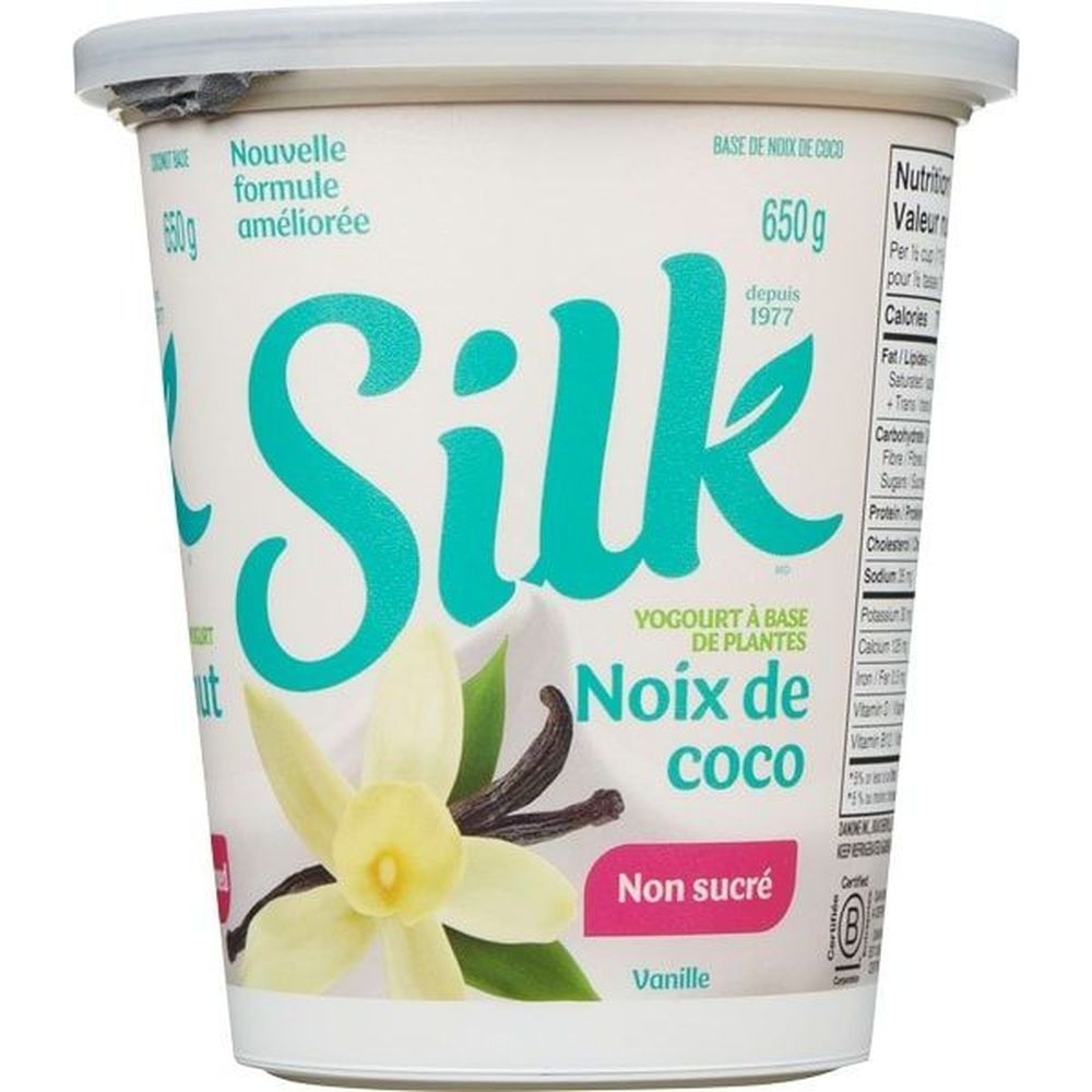 Plant Based Coconut Unsweetened Vanilla Yogurt