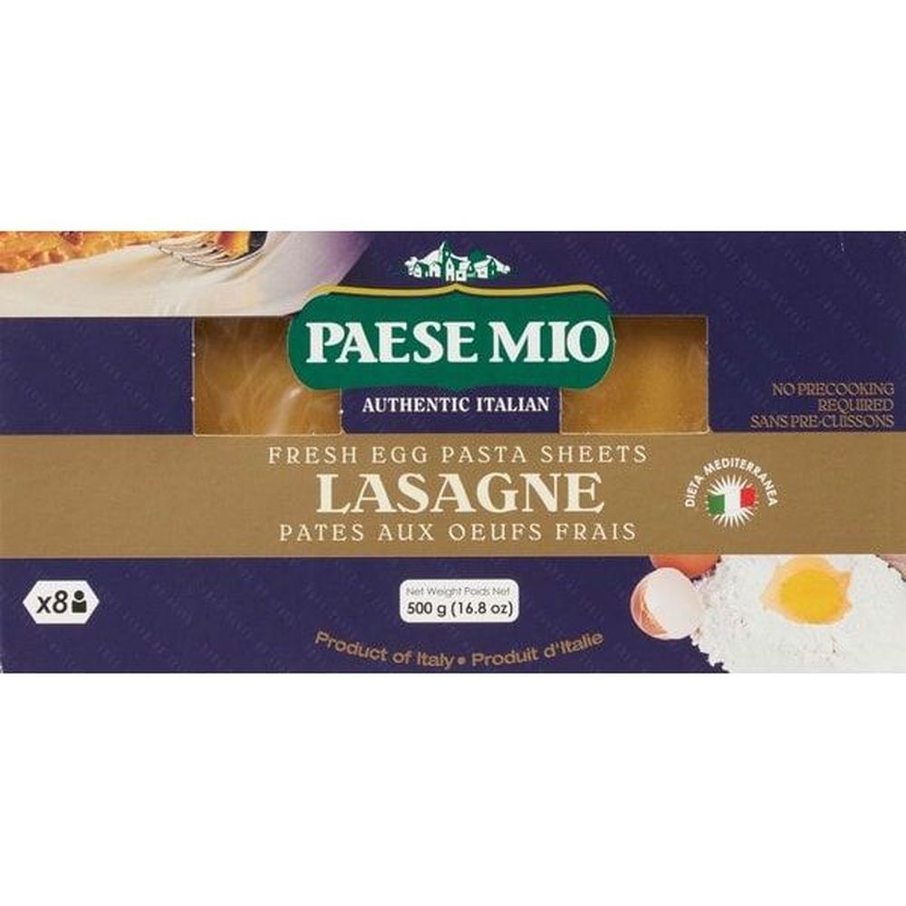 Egg Lasagne Pasta Sheets