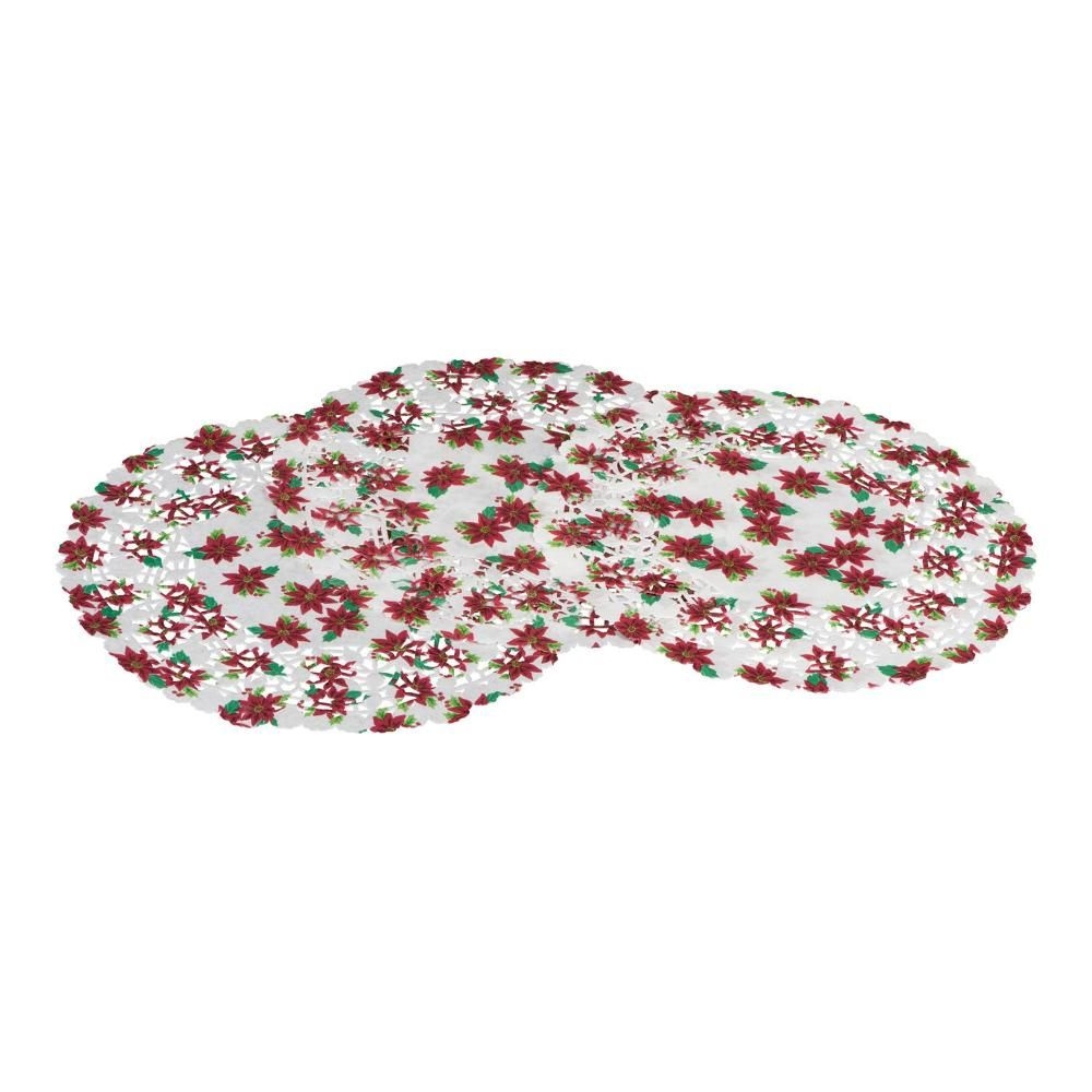 10 inch Christmas Round Lace Doilies