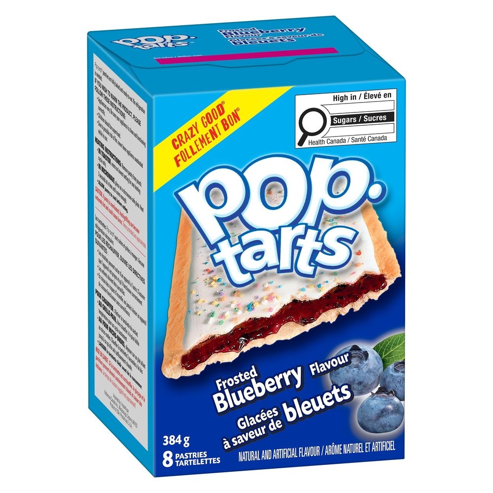 Frosted Blueberry Toaster Pastries