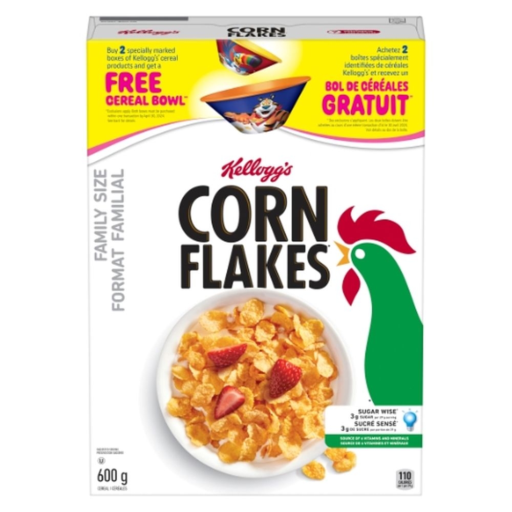 Corn Flakes Original Cereal 600 g Box