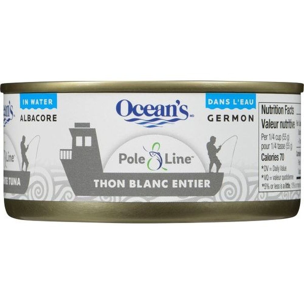 Pole and Line Solid White Albacore Tuna in Water