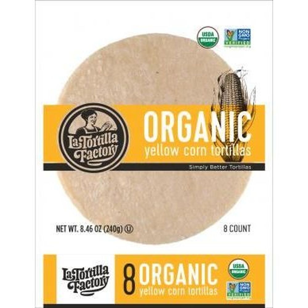 Organic Yellow Corn Tortilla