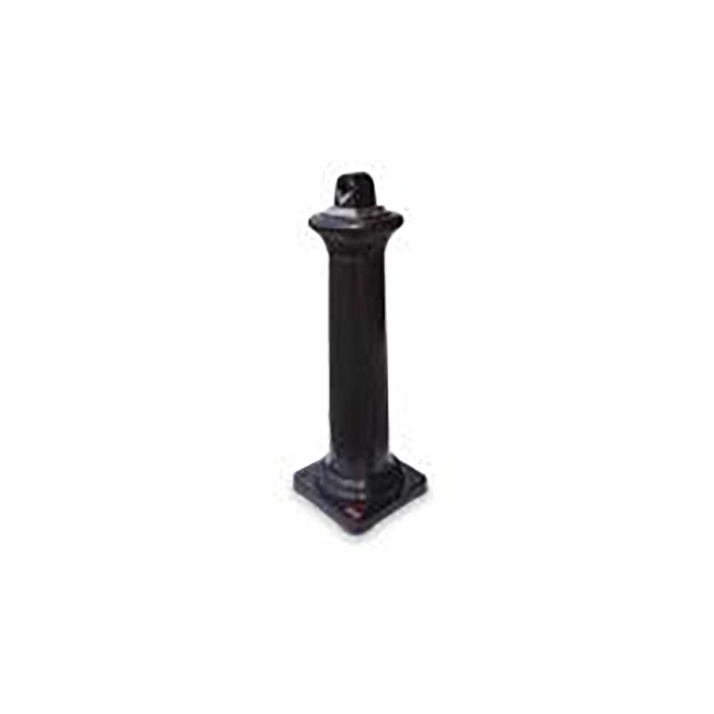 Black Groundskeeper Tuscan Receptacle
