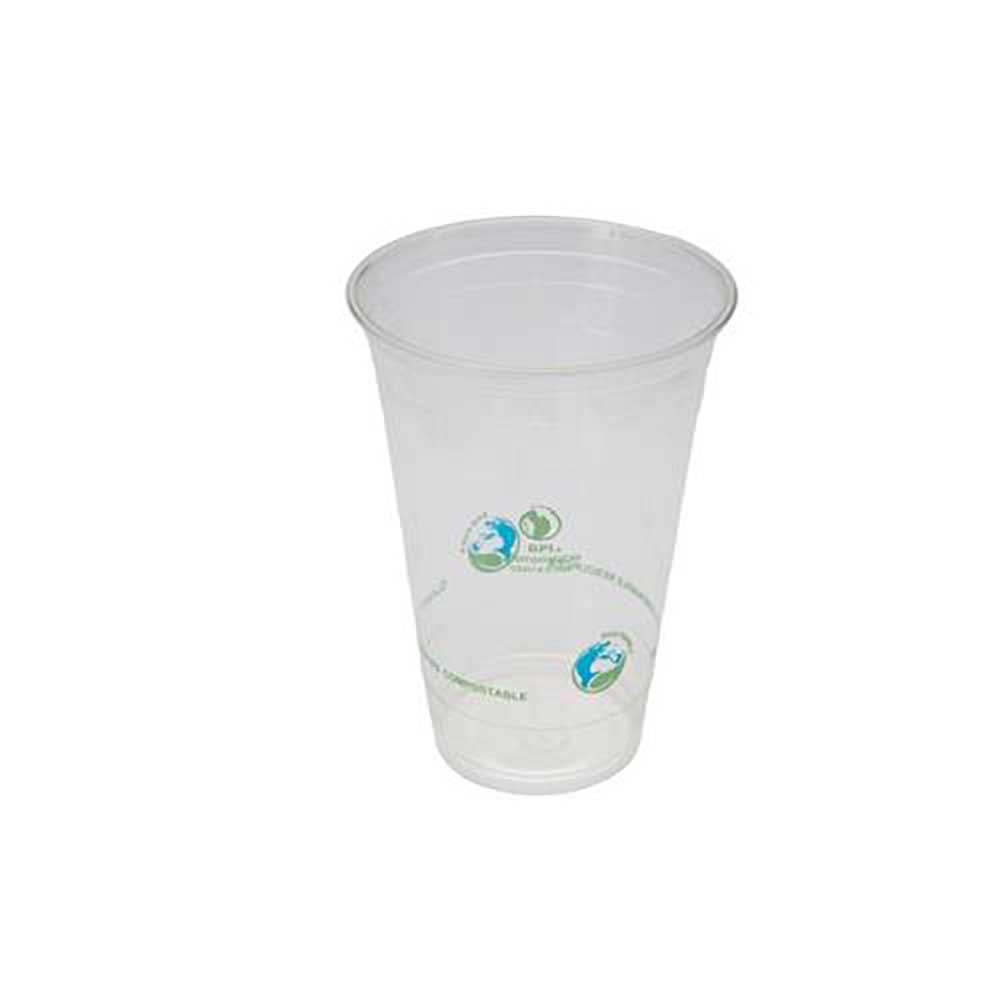 Clear PLA 98 mm Compostable Cold Cup