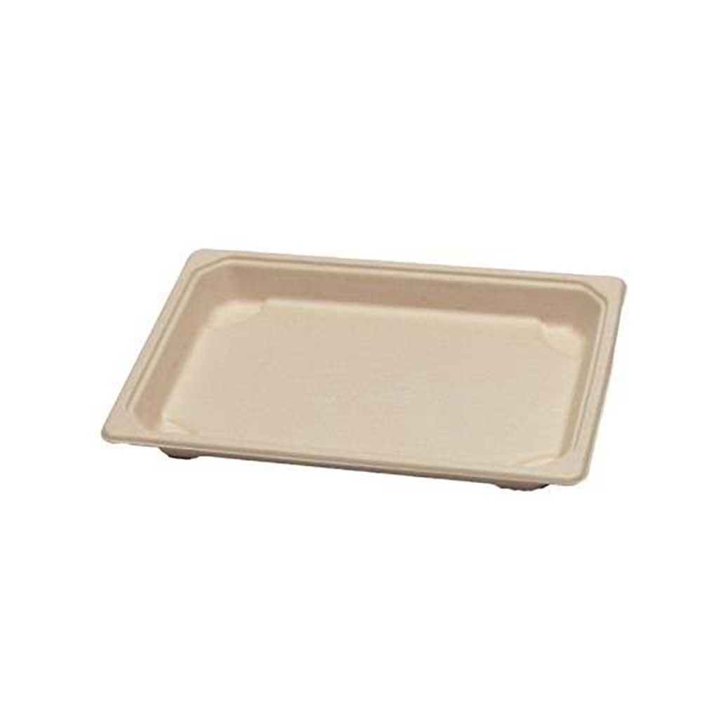 Beige Fibre Sushi Tray