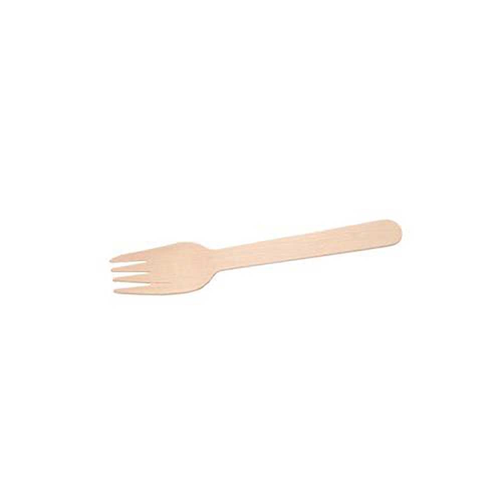 Individually Wrapped Compostable Wooden Fork