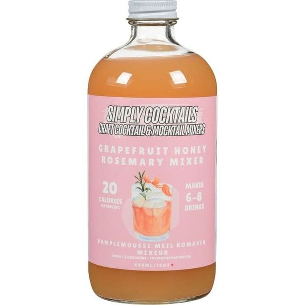Grapefruit Honey Rosemary Cocktail Mix