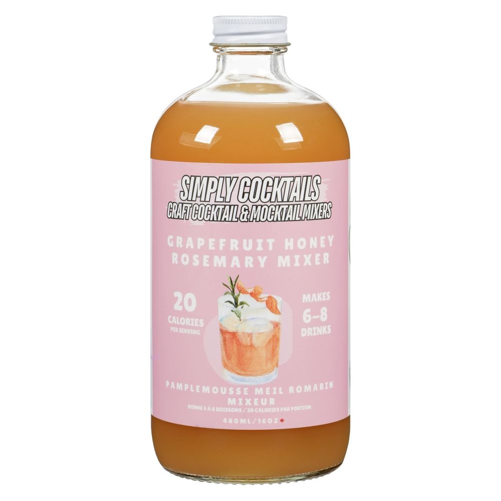 Grapefruit Honey Rosemary Cocktail Mix