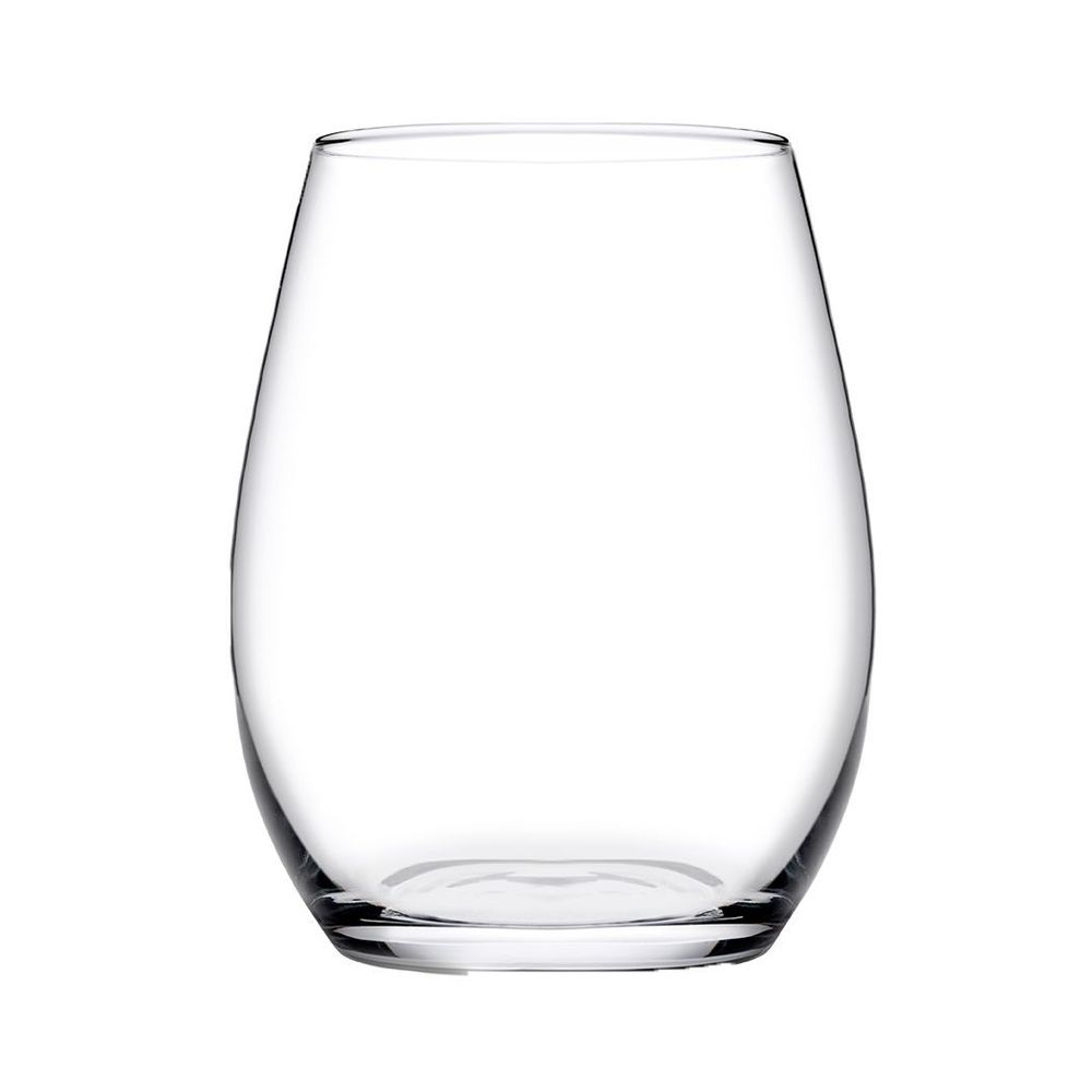 Pasabahce Amber Stemless Red Wine Glass, 14.9 Oz Capacity -- 12 Per Case
