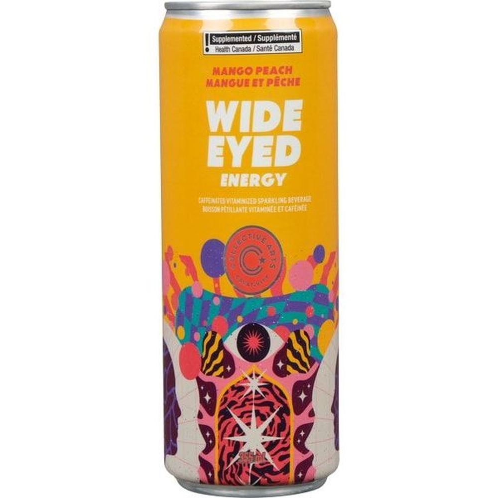 Wide Eyed Mango Peach Energy Drink