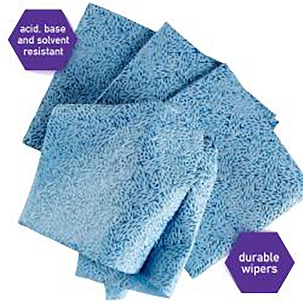 Disposable Low Lint Blue Industrial Cleaning Wipes