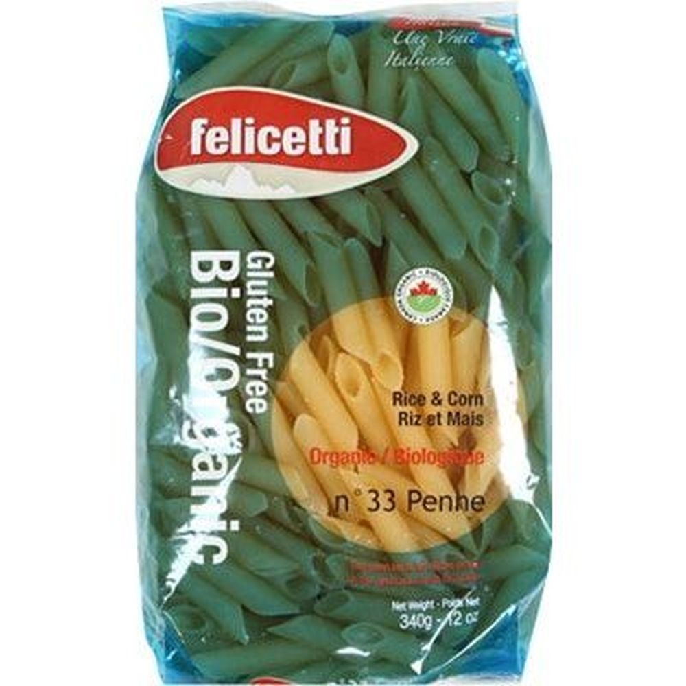 Organic Gluten-Free Corn and Rice Penne Rigate