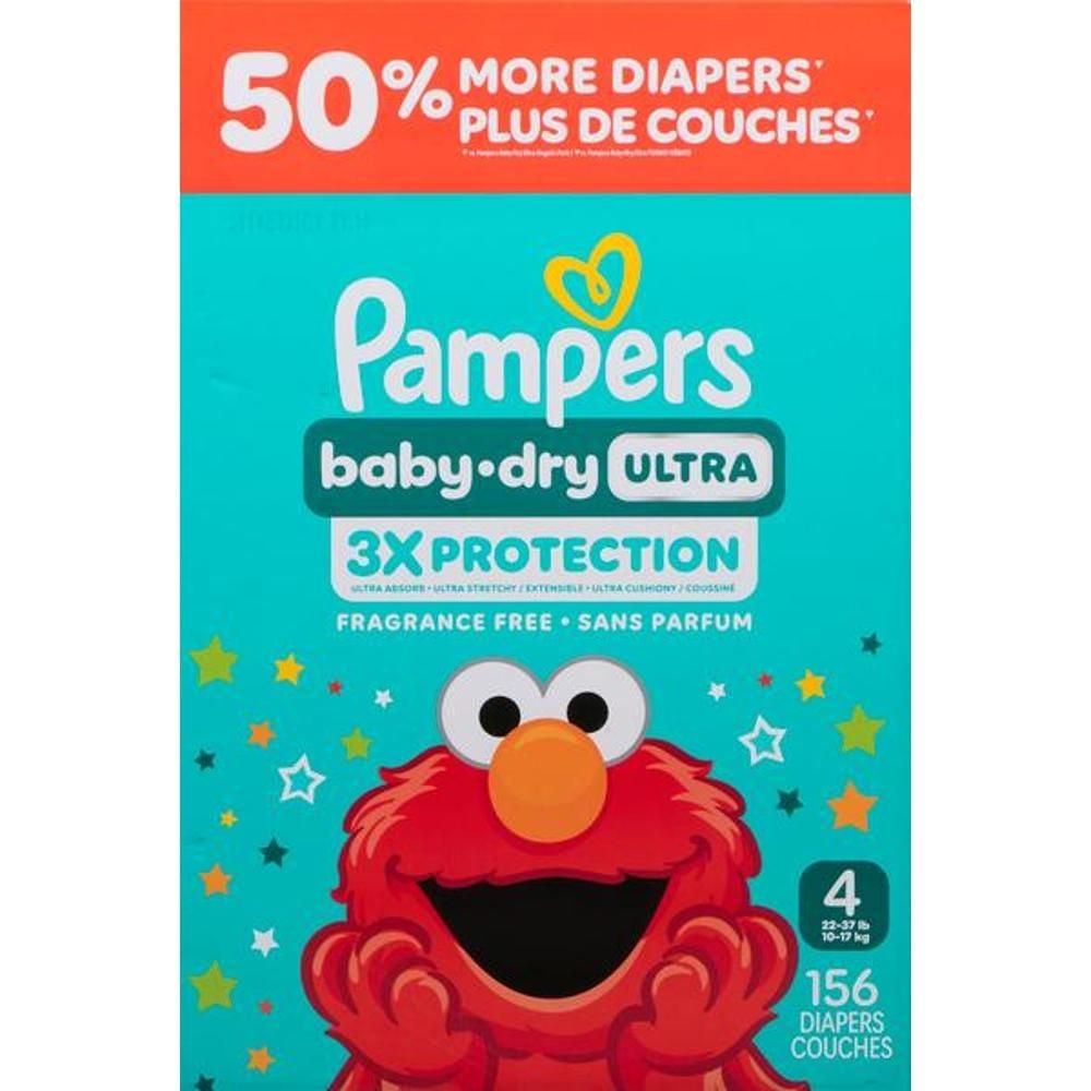 Baby Dry Size 4 Mega XXL Ultra Diaper