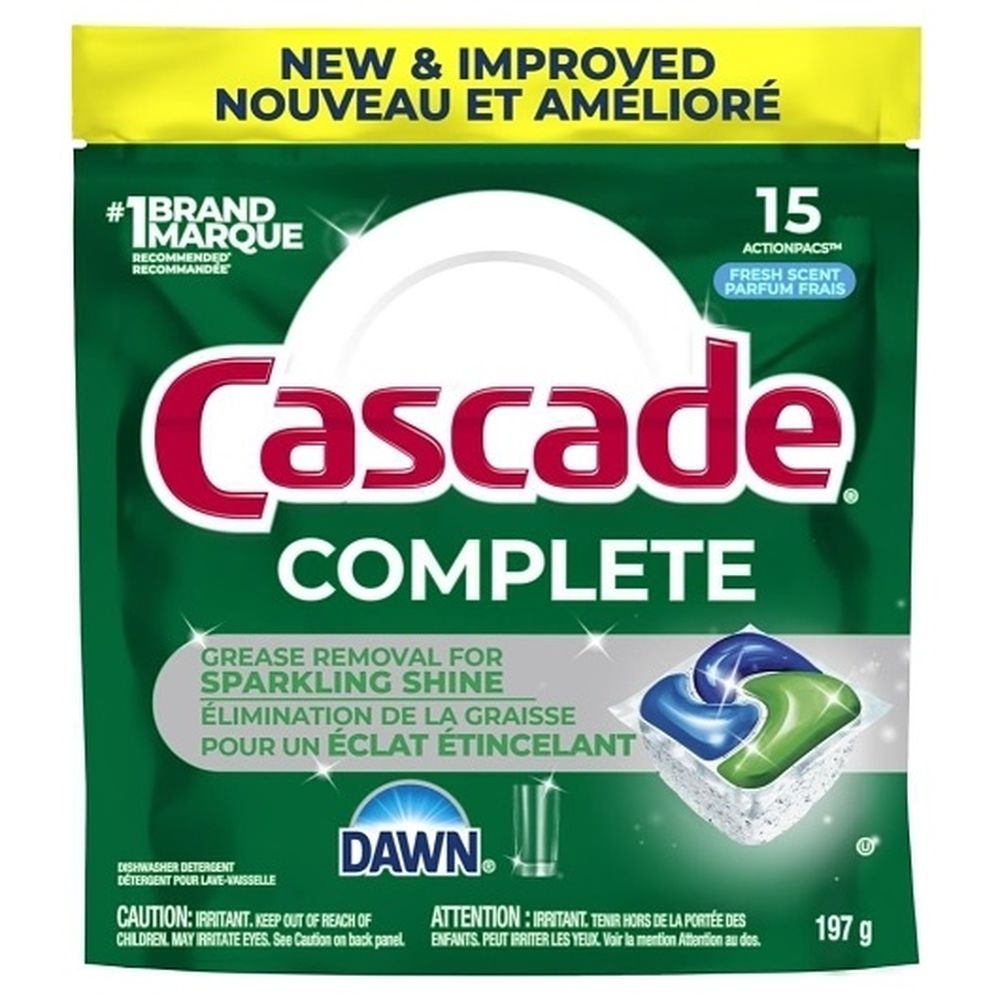 Complete Fresh Scent Dishwasher Detergent  ActionPacs