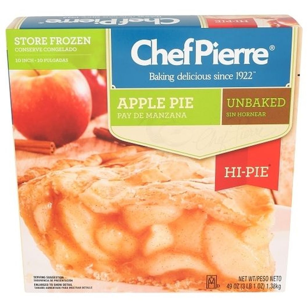 Unbaked 10 inch Apple Pie
