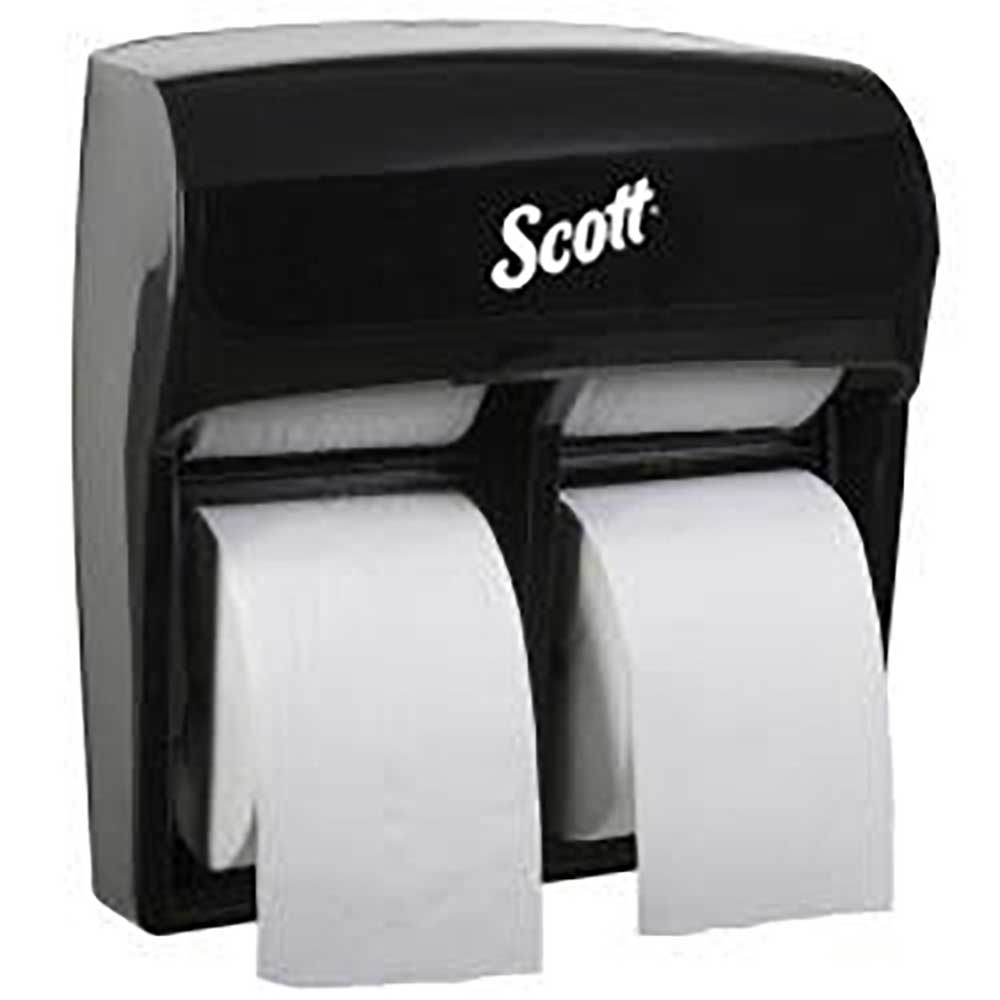 Black High Capacity Toilet Paper Dispenser