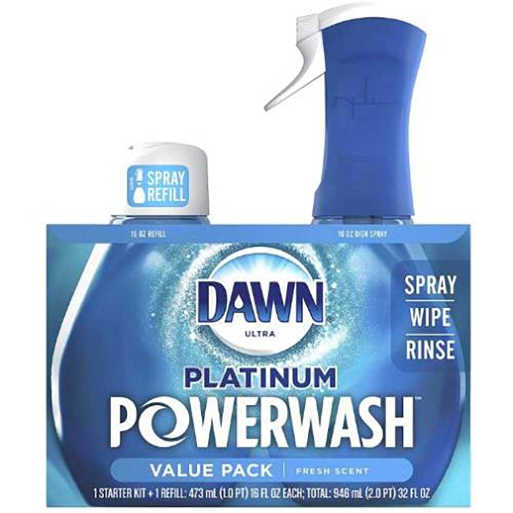 Ultra Fresh Scent Platinum Powerwash Dish Spray Kit