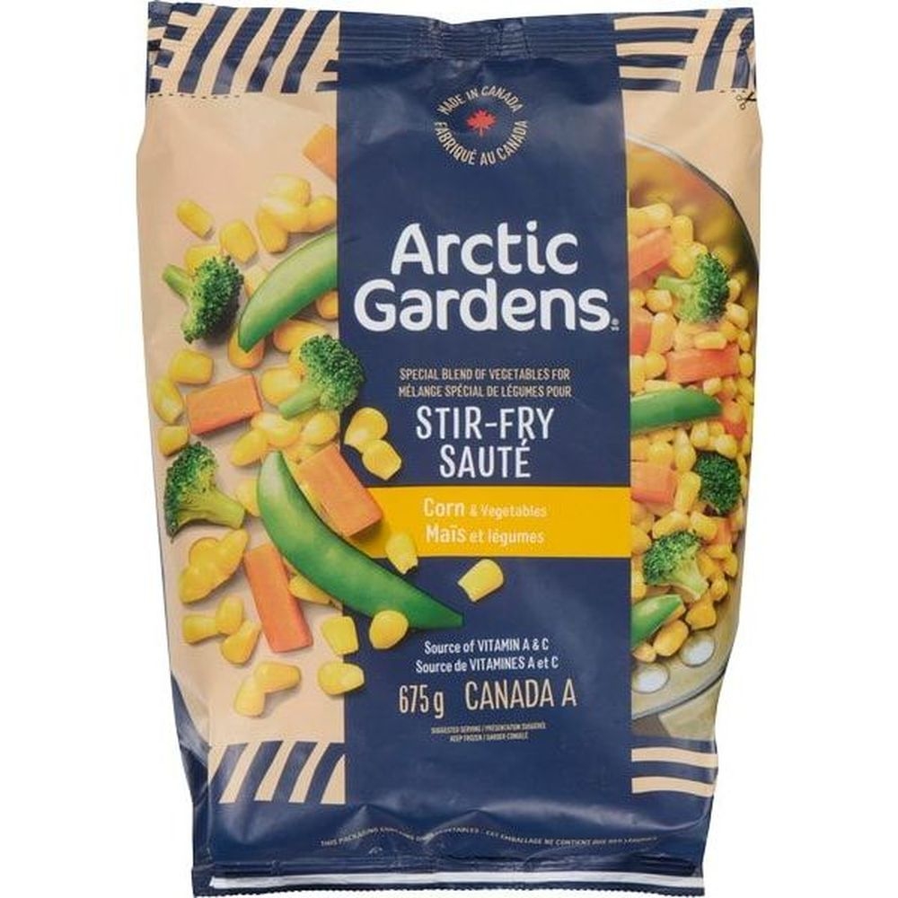 Corn and Vegetables Stir Fry Saute