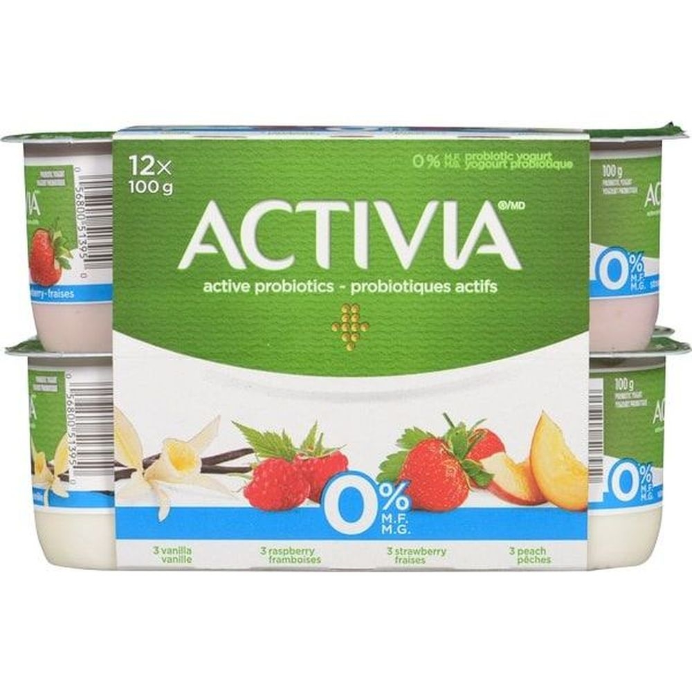 Vanilla/Raspberry/Fruit/Peach Fat Free Yogurt