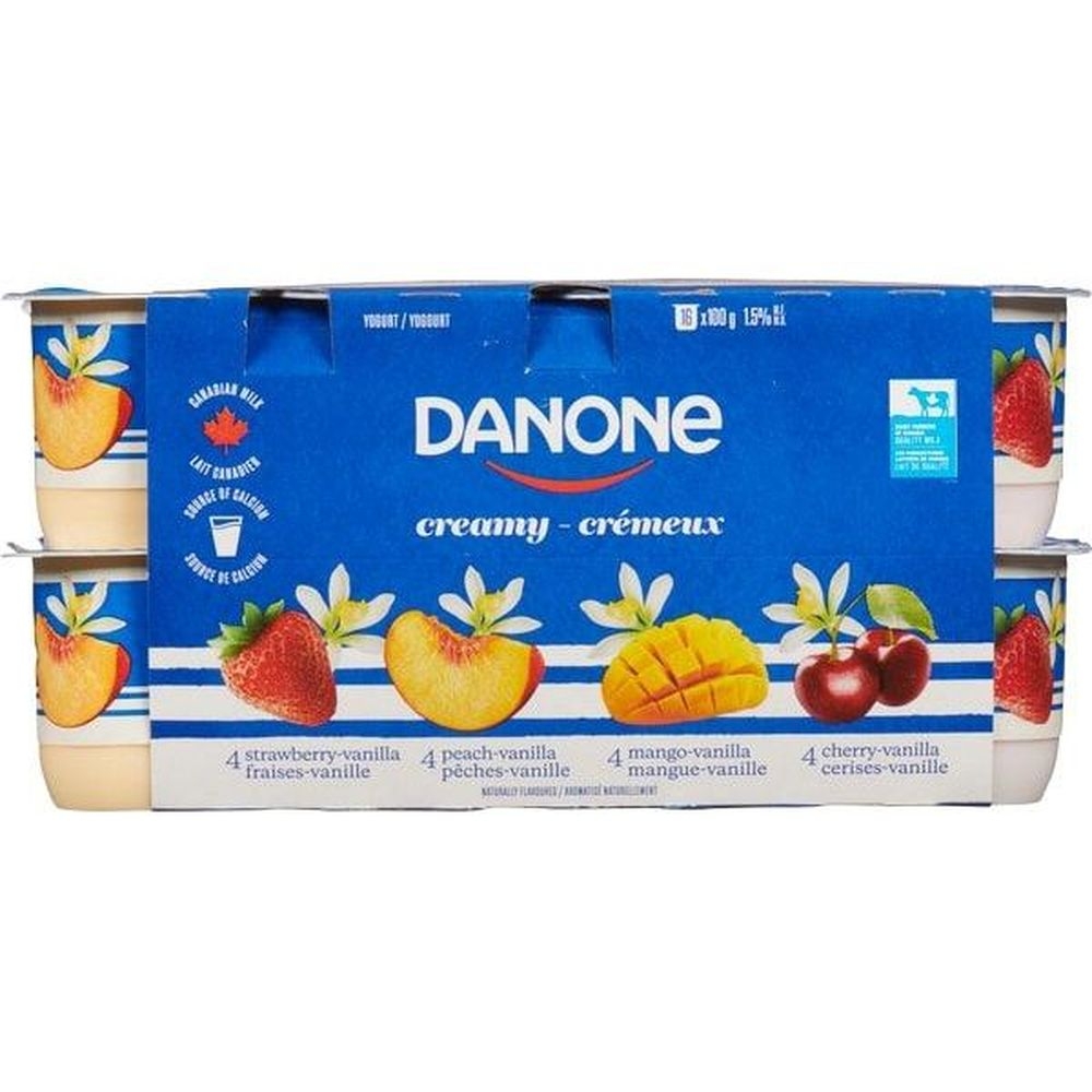 Vanilla/Cherry/Peach/Strawberry Yogurt