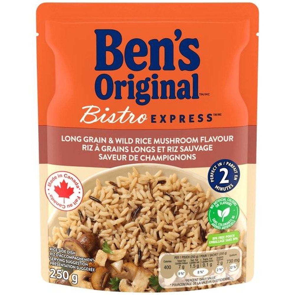 Bistro Express 250 g Mushroom Flavor Long Grain Wild Rice